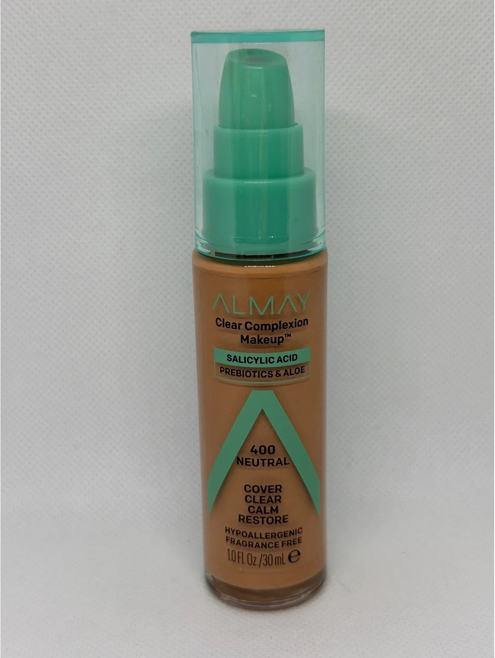 Almay Clear Complexion Makeup Liquid Foundation with Salicylic Acid, 400 Neutral